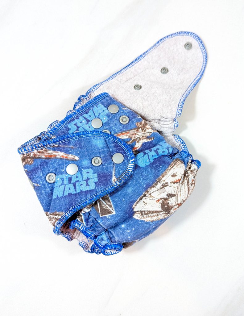 Cloth diaper Star Wars theme