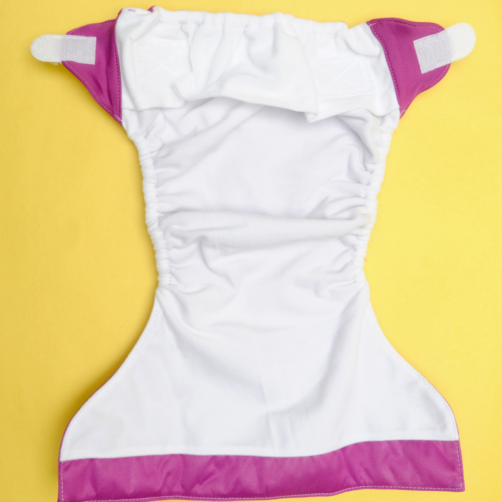 hook and loop pocket diaper without inserts