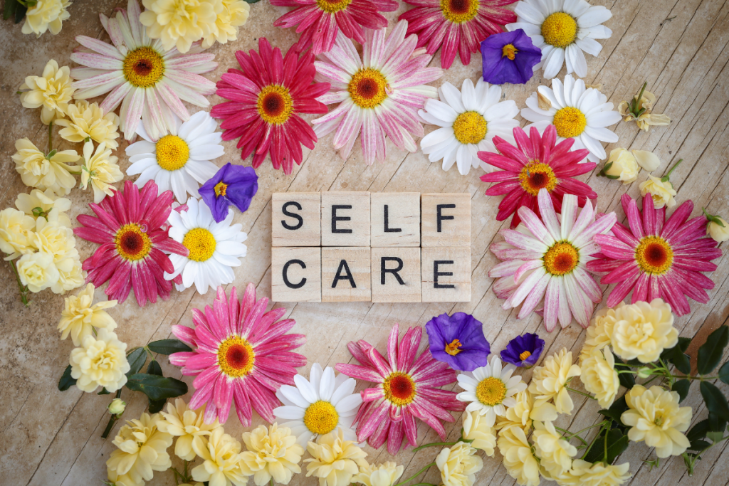 self care flowers