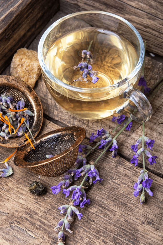 herbal lavender tea