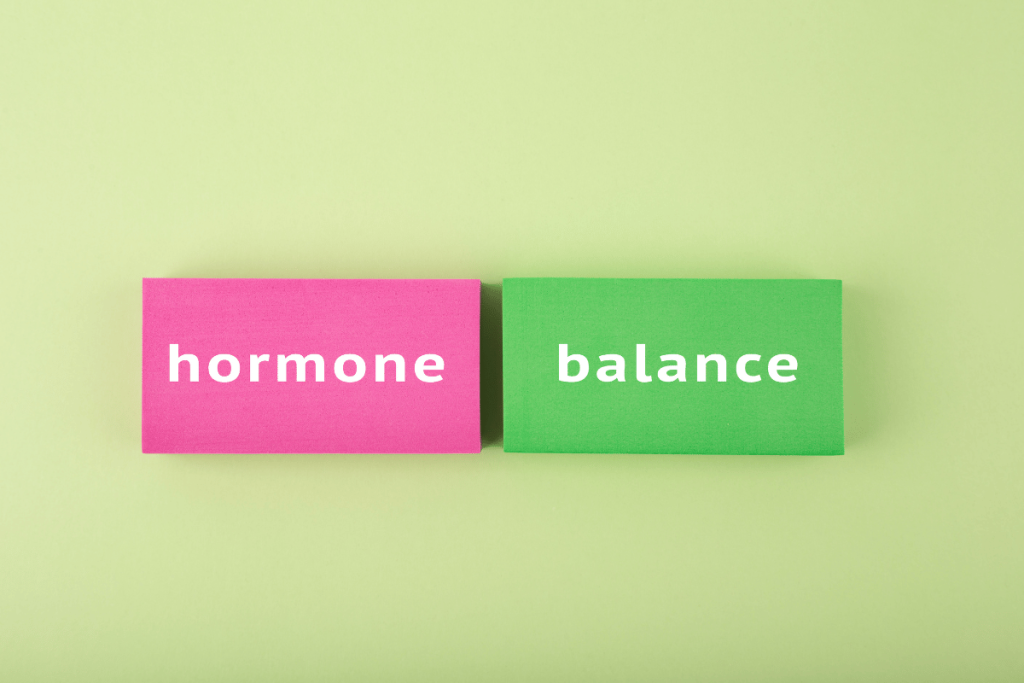 green and pink hormone balance