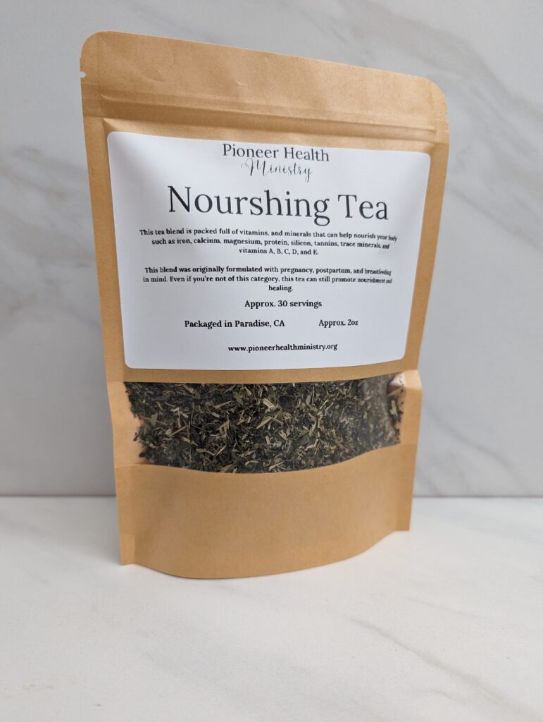Nourishing tea from pioneer health ministry