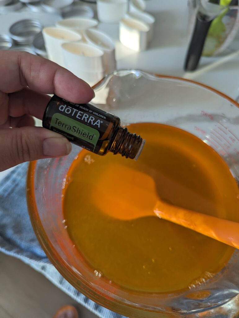 terrashield doterra essential oil for natural bug repellent lotion
