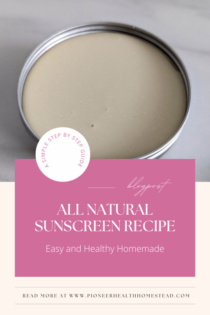 natural sunscreen pin