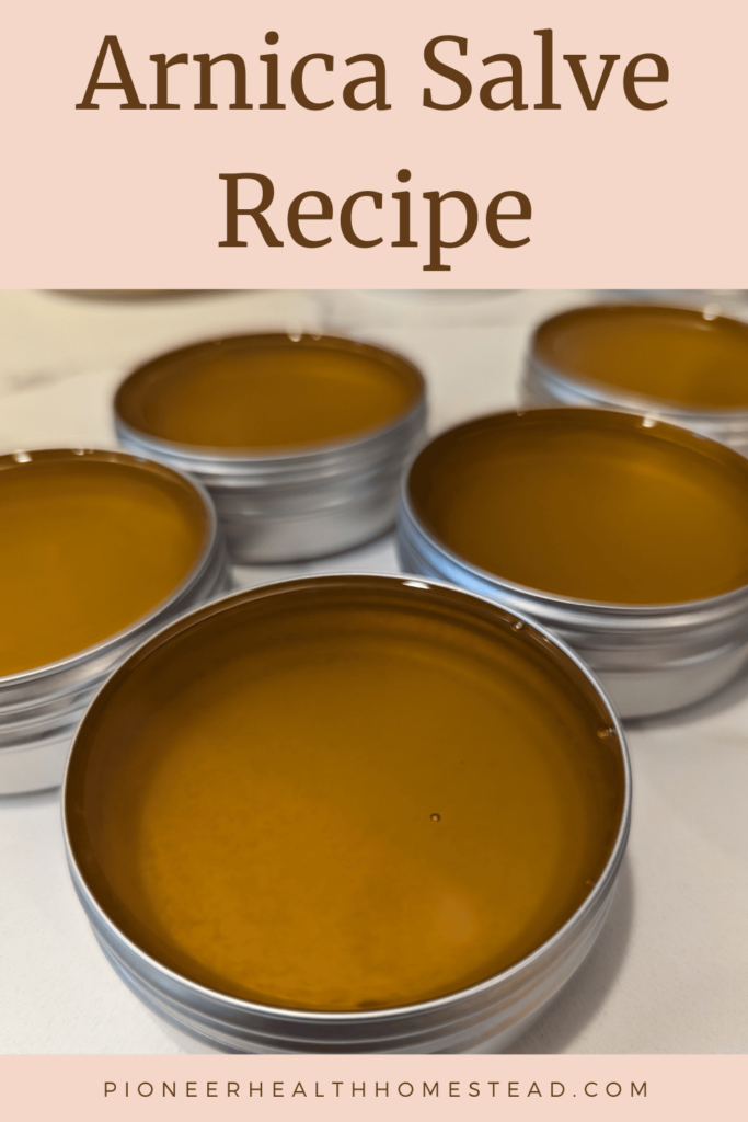 arnica salve recipe pinterest pin