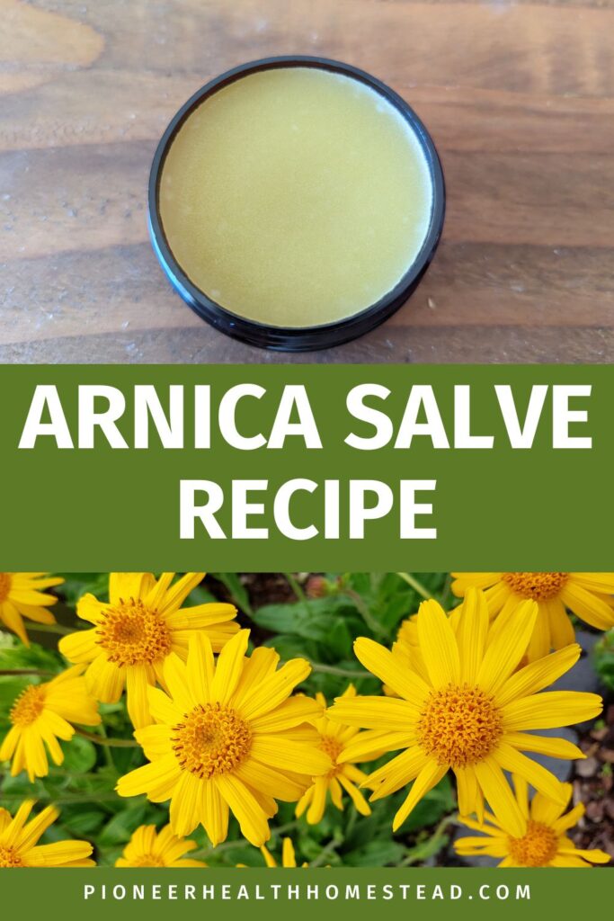 arnica flowers and pain salve