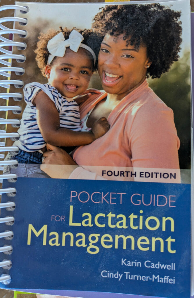 pocket guide lactation management book