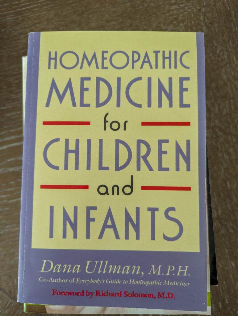 homeopathic medicine for children and infants book