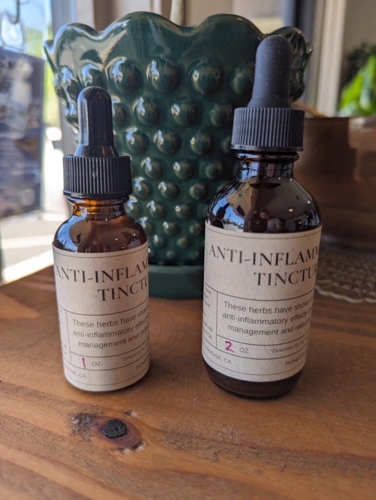 anti-inflammatory tincture