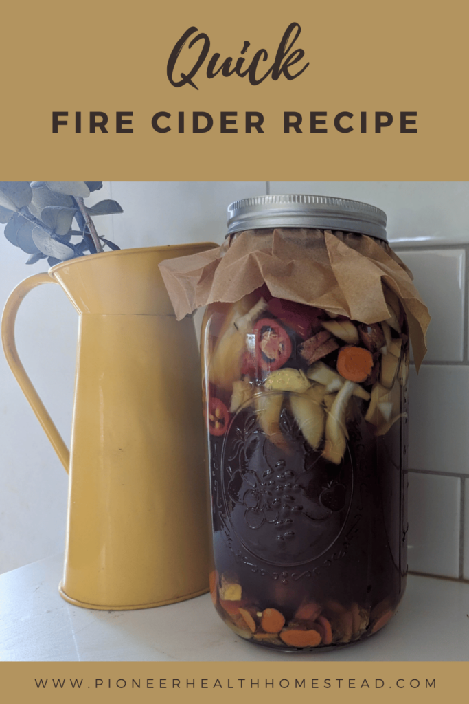 Quick fire cider recipe pinterest pin mason jar yellow vase