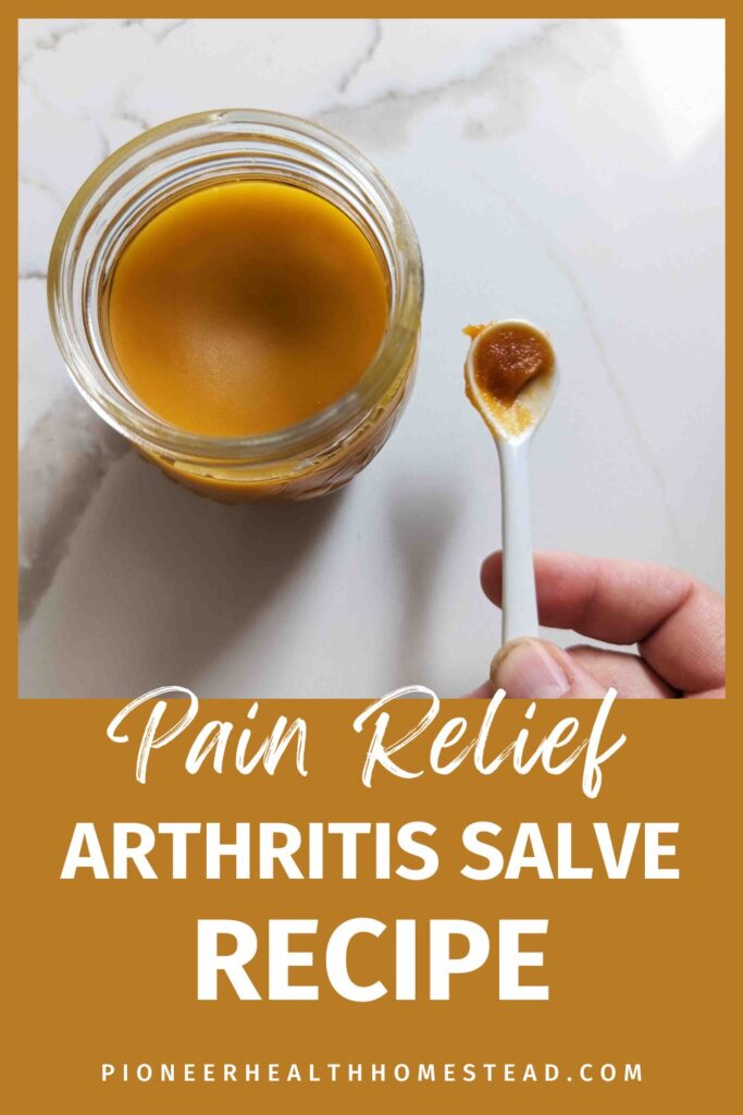 Arthritis salve recipe natural pain relief