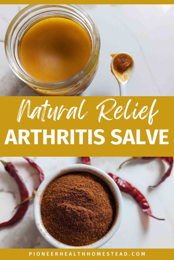 arthritis salve and cayenne peppers and powder