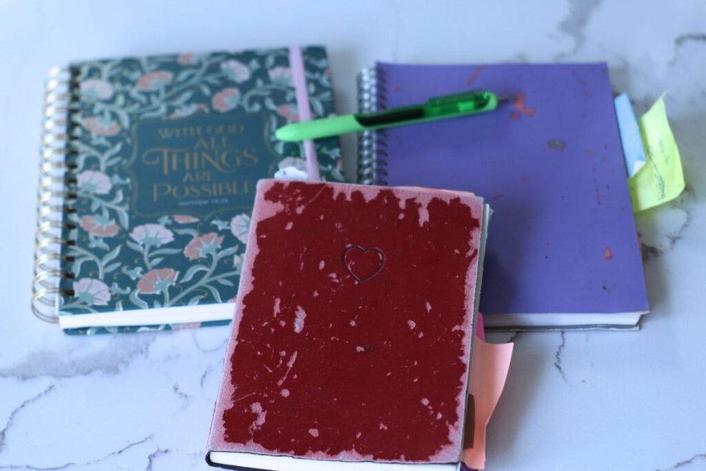 Herbalist must haves checklist notebooks and pen