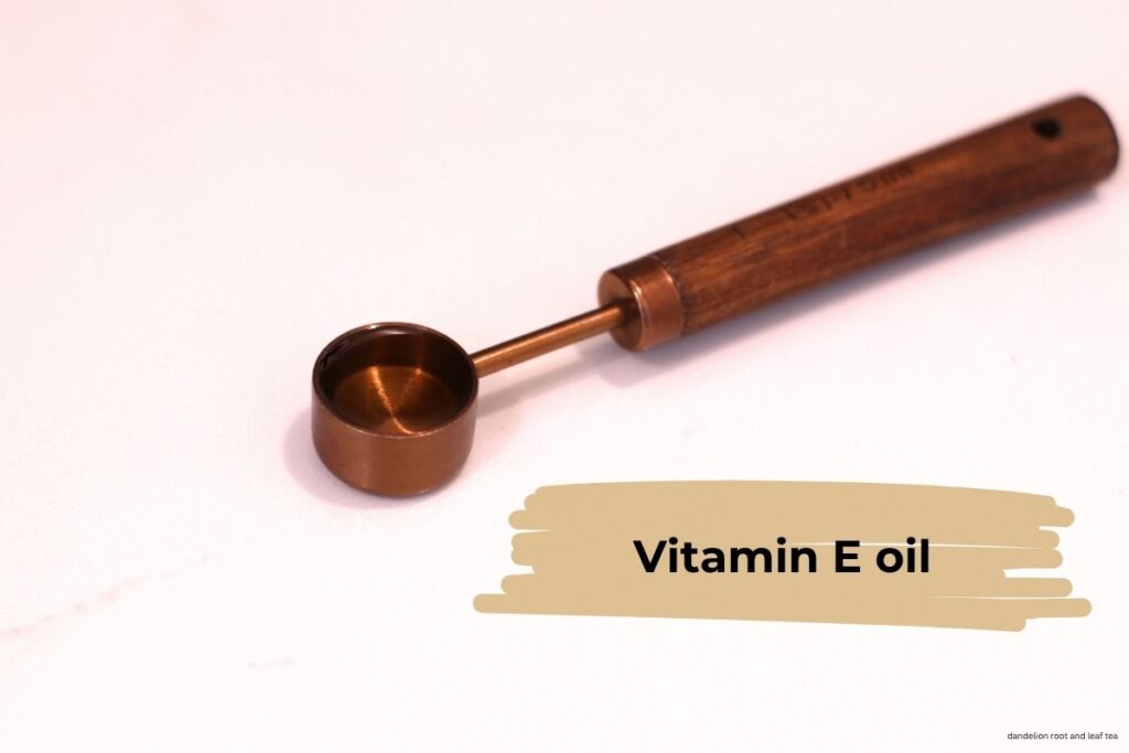 vitamin e oil in teaspoon