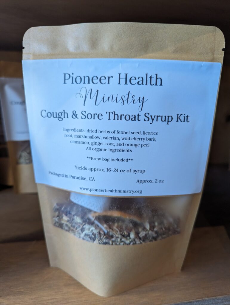 cough and sore throat syrup quick kit