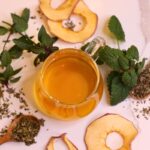 apple mint and lemon balm tea