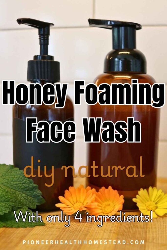 Honey Foaming Hand Soap Recipe Pin